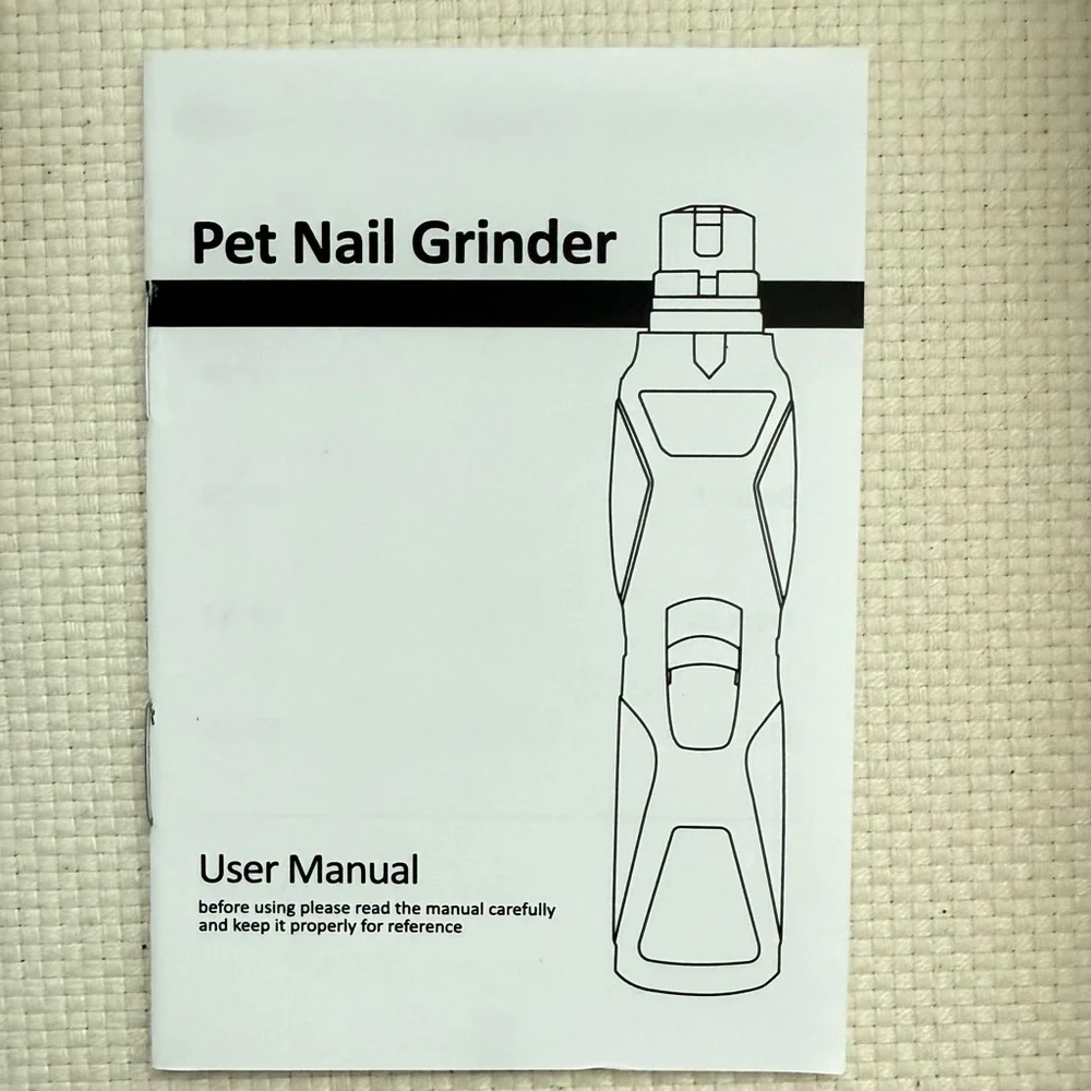 White Pet Nail Grinder